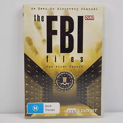 The FBI Files Season 1 | 3-DVD Set Discovery Channel Documentary 1998 Reg 0 • $11.99