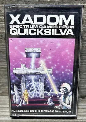 Vintage XADOM ZX Spectrum Maze Game Tape Quicksilva Ltd 1983 Green Cassette • $39.95