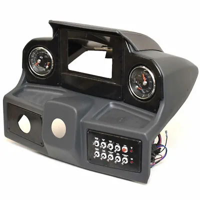 G3 Boat Steering Console Panel 73427410 | Dash W/ Faria Gauges Gray • $1076.01