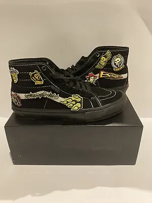 Vans Shoes SKATE Sk8-Hi X Elijah Berle Black Black US SIZE 8 Skateboard Sneakers • $85