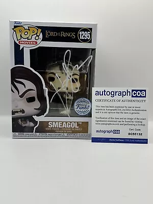 Andy Serkis AUTOGRAPH - Smeagol - Lord Of The Rings - Signed Funko Pop ACOA • £149.99