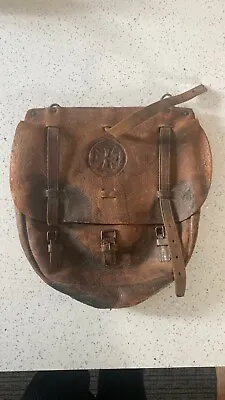 WW 1 German Leather Saddle Bag • $89.99