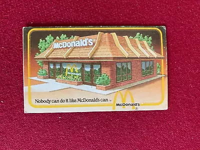 1980 McDonald's  Free French Fries  Coupon (Scarce / Vintage) • $30