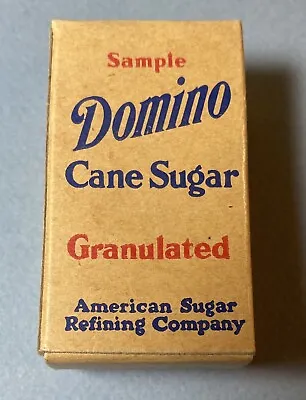 Vintage Small Empty Domino Sugar  Sample Box  American Sugar Refining Co. • $7.95