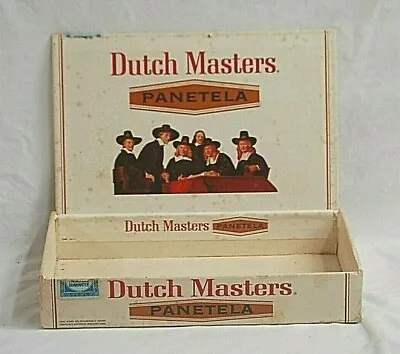 Dutch Masters Panetela 50 Fine Cigar Box Sold Empty Vintage Collectible Storage • $16.99