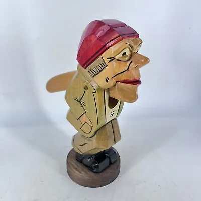 Vintage German Nutcracker Hand Carved Wood Wooden Fisherman Sailor Seafarer • $58.65