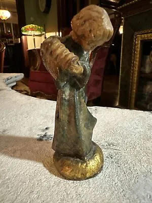 Vintage Italian Christmas Angel Figurine Very Early Italy Classic Simple Angel • $25.08