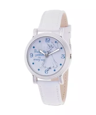 Disney Mary Poppins Practically Perfect Adult White Leather Watch • $44.49