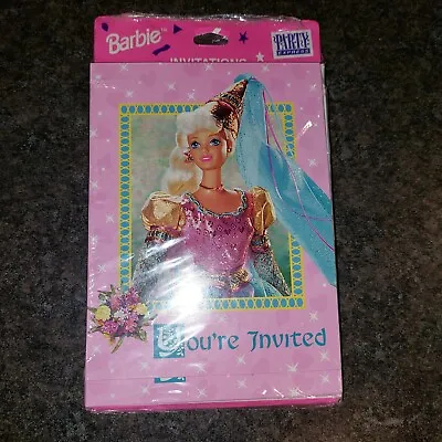 VTG Barbie Party Supplies Invitations Birthday Mattel 1997 Party Express • $14.56