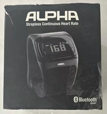 Mio Alpha Watch Black 53BLK Bluetooth Heart Rate Sport Watch Like New Open Box • $29.40