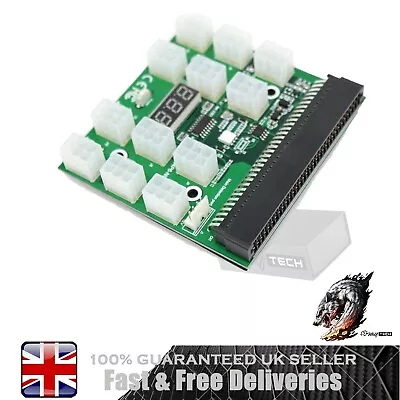 Breakout Board Adapter For Server Power Supply For HP 1200W 750W PSU GPU Mining • £10.50