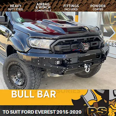 Ps4x4 Steel Bull Bar To Suit Ford Everest 2015 - 2022 Adr Approved • $1199