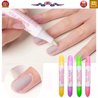 1 PC NAIL POLISH REMOVER Corrector Pen Art Varnish Correction Pens+ 3 Tips FREE  • $3.54