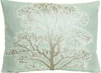 Duckegg Cushion Cover Richmond Park Fabric Osborne & Little Print Linen 40x30cm • £4.99