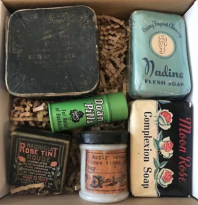 Vintage Toiletry Lot Soap Makeup  • $10