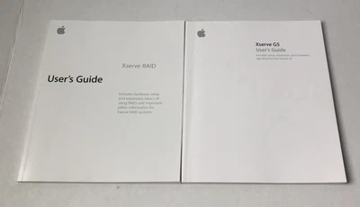 $39.99 • Buy Lot Of 2 Rare Vintage Apple Mac Xserve Raid & G5 User Guides