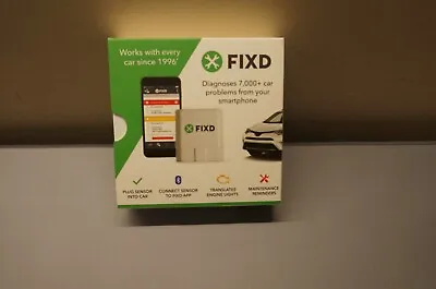 FIXD 7388 OBD II 2nd Gen Active Car Health Monitor Gas & Hybrid 1996+ • $29