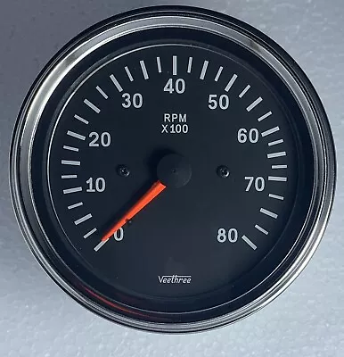 Tachometer 85mm - 8000 RPM For 2 Cylinder Gasoline Engines • $64.12