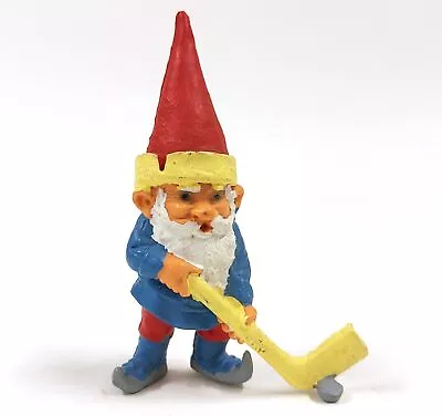 David The Gnome Hockey Figure Sports BRB El Gnomo Vintage PVC 3.5  AO272 • £8.18