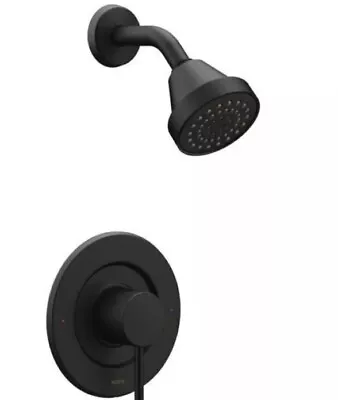 MOEN Align 1-Handle Posi-Temp Eco-Performance Shower Faucet Trim Kit In Matte Bl • $140