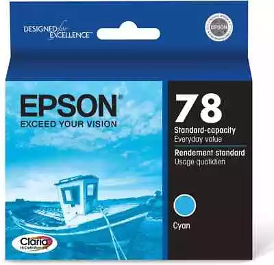 EPSON T078 Claria Hi-Definition -Ink Standard Capacity Cyan -Cartridge (T078220) • $11.90