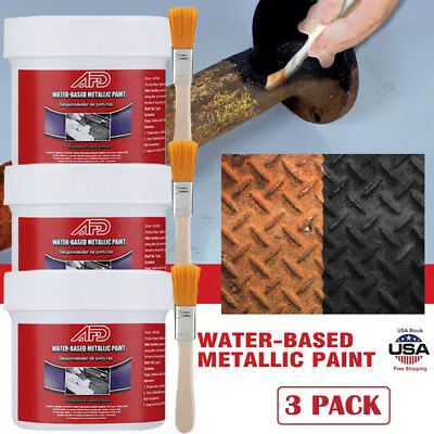 3× Car Anti-Rust Chassis Rust Converter Water-Based Primer Metal Rust Remover • $17.95