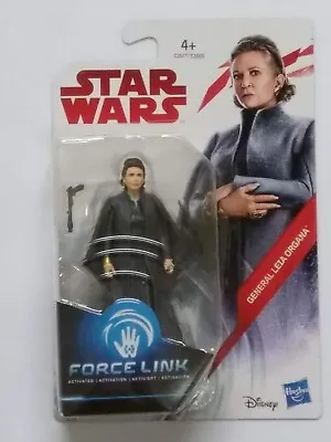 STAR WARS Forcelink General Leia Organa Action Figure • £10