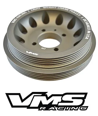VMS Light Weight Aluminum Crank Crankshaft Pulley 99-05 Mazda Miata 1.8L BP-4W • $84.96