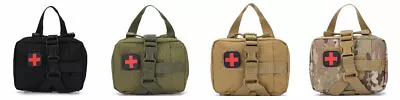 Medical Tactical First Aid Kit Pouch Survival MOLLE Tactical Rip Away EMT Bag • $12.95