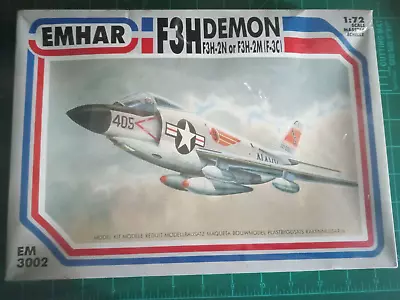 1/72 Em3002 Emhar F3H-2N 2M F-3C Demon Decals Sealed Rare • $20