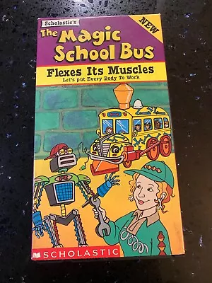 1997 The Magic School Bus VHS Tape Flexes It's Muscles Scholastic Used • $6.99