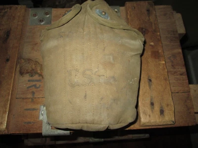 $12.97 • Buy Wwii Ww2 Original M1910 Canteen Cover Pouch Us Army Usmc 1942