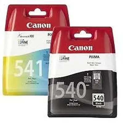 £34.82 • Buy Canon PG540 CL541 Black & Colour Ink Cartridges For PIXMA MG2150 MG3150 MG3550 M