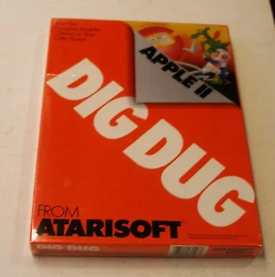 $29.99 • Buy Dig Dug By Atarisoft For Apple II+, Apple IIe, Apple IIc, Apple IIGS - NEW