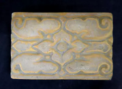 Batchelder Vintage Glazed Tile - Pale Mustard California • $40