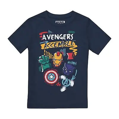 £11.99 • Buy Marvel Boys T-shirt Superhero Trio Top Tee 3-6 Years Official