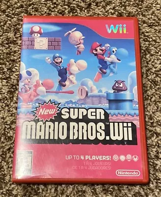 New Super Mario Bros. Wii - Nintendo  Wii Game And Case • $22.50