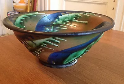 HAK Pottery Danish Bowl Herman A Kahler Art Nouveu P17 • $349