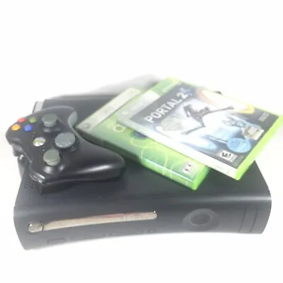 Microsoft Xbox 360 Elite 120GB Console Bundle W/ 1 Controller + Games Tested • $94.99