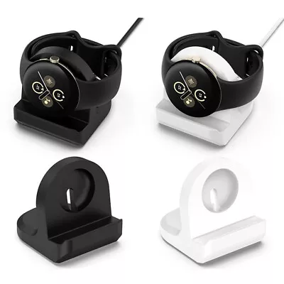 For Google Pixel Watch 2 Magnetic Charger Silicone Dock Charging Stand Holder • $8.99