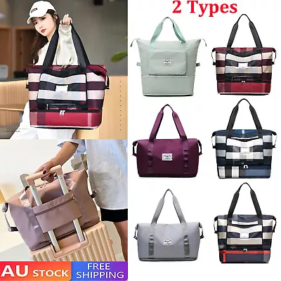 $8.50 • Buy Foldable Dry/Wet Separation Travel Bag Large Capacity Folding Duffel Travel Bag