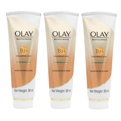 $34.99 • Buy 3 X Olay Creme Body Lotion Nourishing And Care 90mL