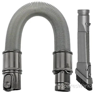 1.4m Extension Hose For DYSON DC58 DC59 DC61 DC62 V6 Vacuum + 2-in-1 Brush Tool • £16.67