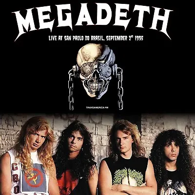 Megadeth Live At Sao Paulo Do Brasil September 2nd 1995 (White Vinyl LP ) New • £16.99