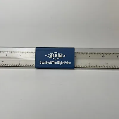 Vintage Sterling MFG Co. Triangular Scale Engineer Drafting Ruler White • $13.11