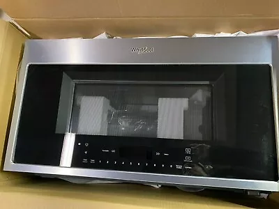 Whirlpool 30  Stainless 1.9 Cu. Ft Smart Over-the-Range Microwave - WMH78019HZ04 • $400