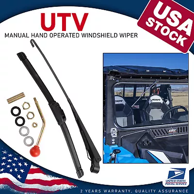 Manual Hand Operated Windshield Wiper Universal For Kawasaki Mule /Teyrx Polaris • $10.99