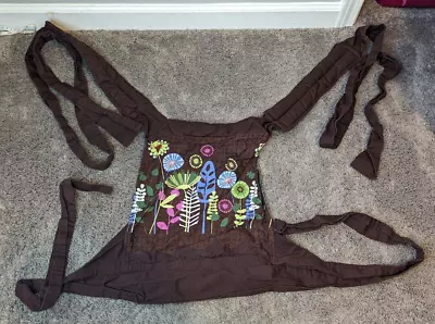 EUC BabyHand Mei Tai Baby Carrier/sling Brown + Floral • $24.99