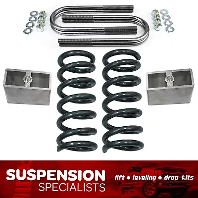 3  Front 4  Rear Drop Lowering Coil Spring Kit For 1982-2004 Chevy S10 4-CYL 2WD • $202.71