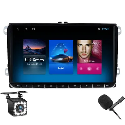 Android 12 For VW Volkswagen Jetta Passat 9  Car Stereo Radio Apple Carplay GPS • $106.98